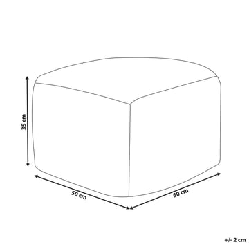 Puff Kingri - Beige - Möbler - Fåtölj & stolar - Pall & puff - Sittpuff