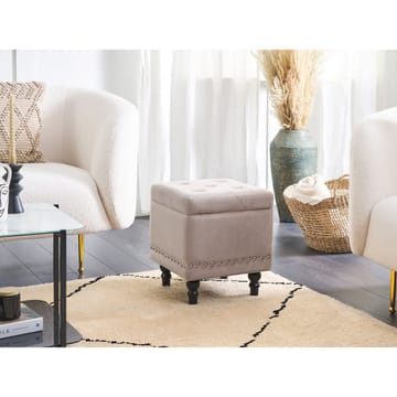 Puff Loretto - Beige - Möbler - Fåtölj & stolar - Pall & puff - Sittpuff