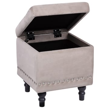 Puff Loretto - Beige - Möbler - Fåtölj & stolar - Pall & puff - Sittpuff