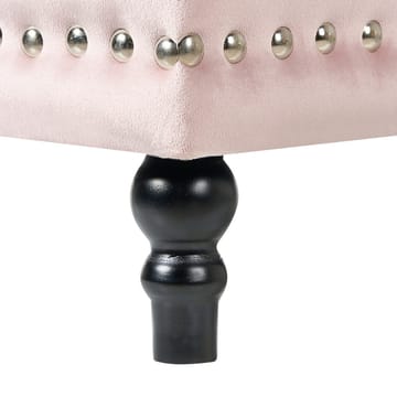 Puff Loretto - Rosa, Svart - Möbler - Fåtölj & stolar - Pall & puff - Sittpuff