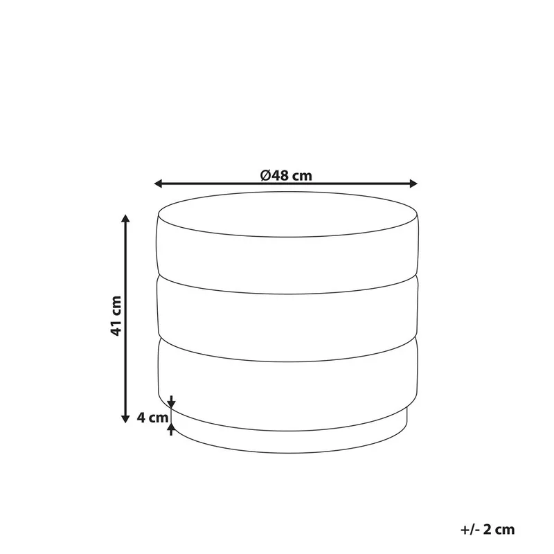 Puff Louin - Beige - Möbler - Fåtölj & stolar - Pall & puff - Sittpuff