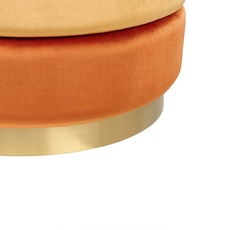 Puff Louin - Orange - Möbler - Fåtölj & stolar - Pall & puff - Sittpuff