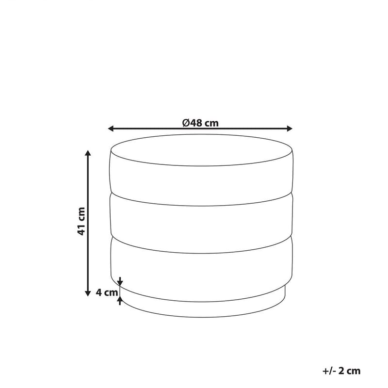 Puff Louin - Rosa - Möbler - Fåtölj & stolar - Pall & puff - Sittpuff