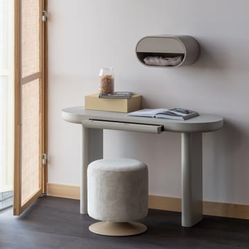 Puff med snurrfot Islen 39 cm Rund - Beige - Möbler - Fåtölj & stolar - Pall & puff - Sittpuff