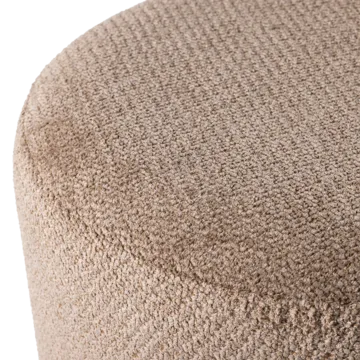 Puff med snurrfot Islen 39 cm Rund - Brun - Möbler - Fåtölj & stolar - Pall & puff - Sittpuff