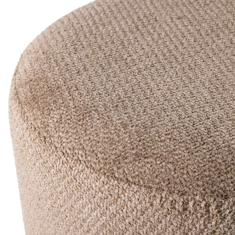 Puff med snurrfot Islen 39 cm Rund - Brun - Möbler - Fåtölj & stolar - Pall & puff - Sittpuff