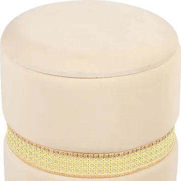 Puff Medford 2-pack - Beige - Möbler - Fåtölj & stolar - Pall & puff - Sittpuff