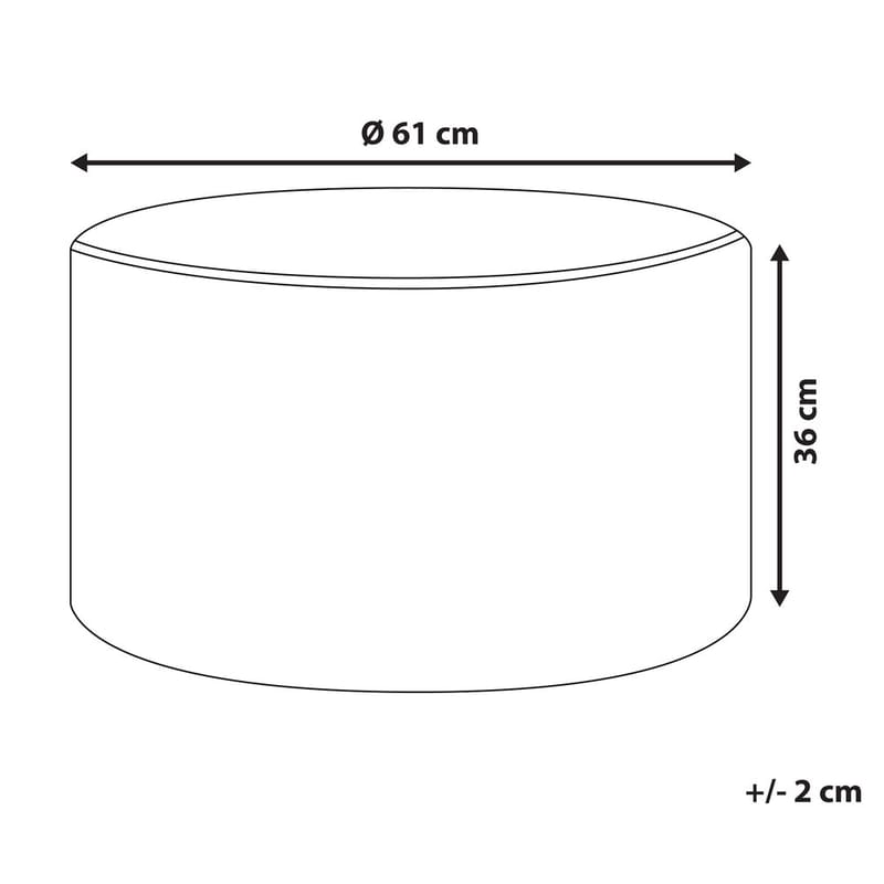 Puff Millen - Beige - Möbler - Fåtölj & stolar - Pall & puff - Sittpuff