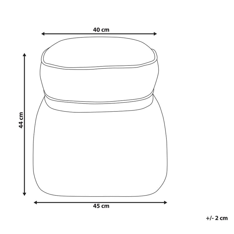 Puff Monterey - Möbler - Fåtölj & stolar - Pall & puff - Sittpuff