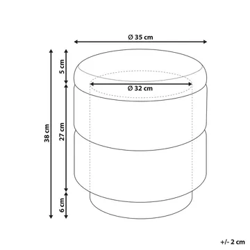 Puff Ogden - Möbler - Fåtölj & stolar - Pall & puff - Sittpuff