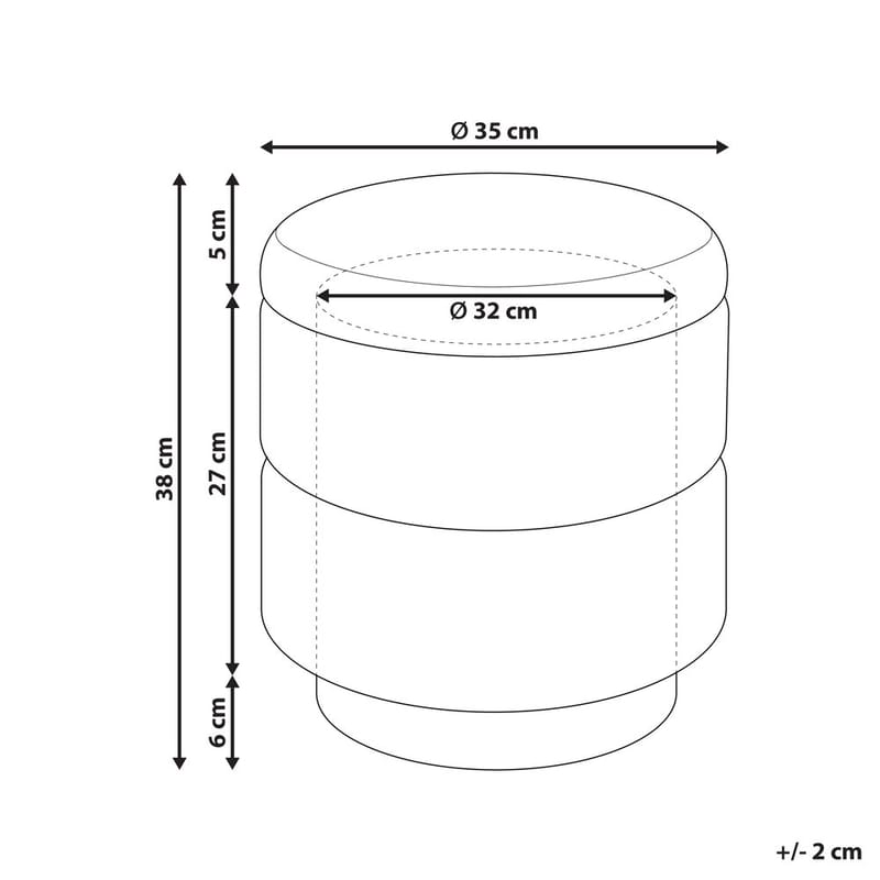 Puff Ogden - Möbler - Fåtölj & stolar - Pall & puff - Sittpuff