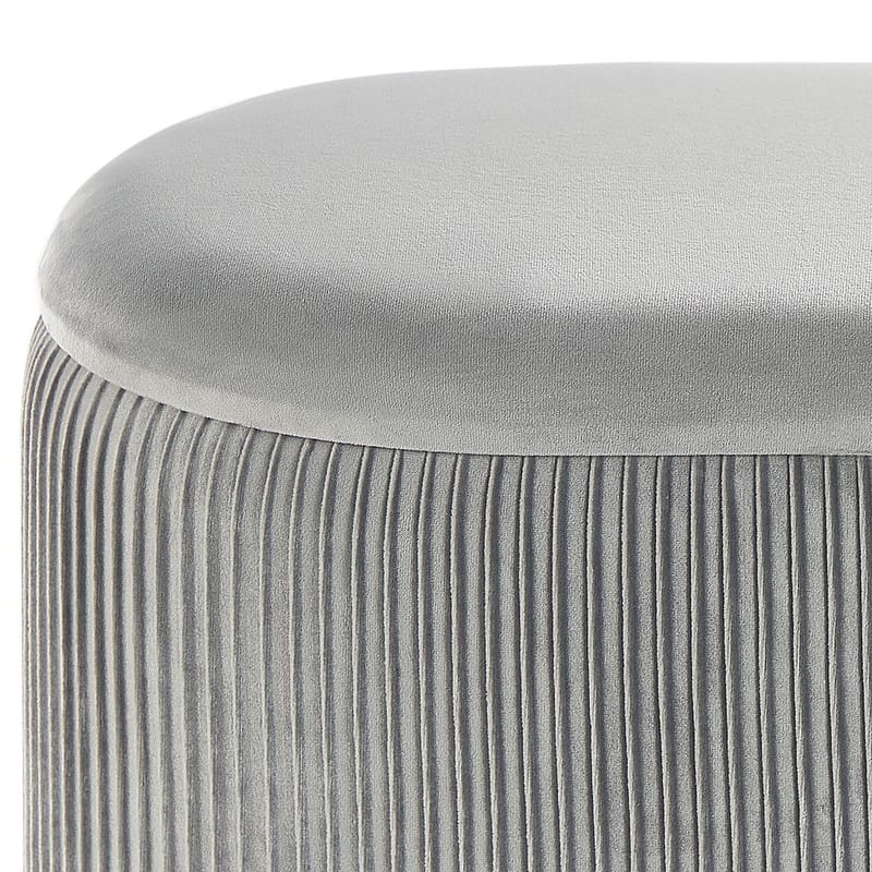 Puff Richland - Grå - Möbler - Fåtölj & stolar - Pall & puff - Sittpuff