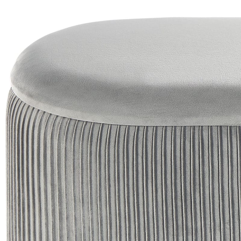 Puff Richland - Grå - Möbler - Fåtölj & stolar - Pall & puff - Sittpuff
