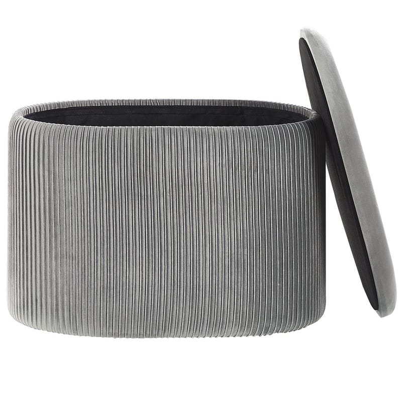 Puff Richland - Grå - Möbler - Fåtölj & stolar - Pall & puff - Sittpuff