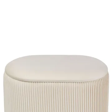 Puff Richland - Ljusbeige - Möbler - Fåtölj & stolar - Pall & puff - Sittpuff