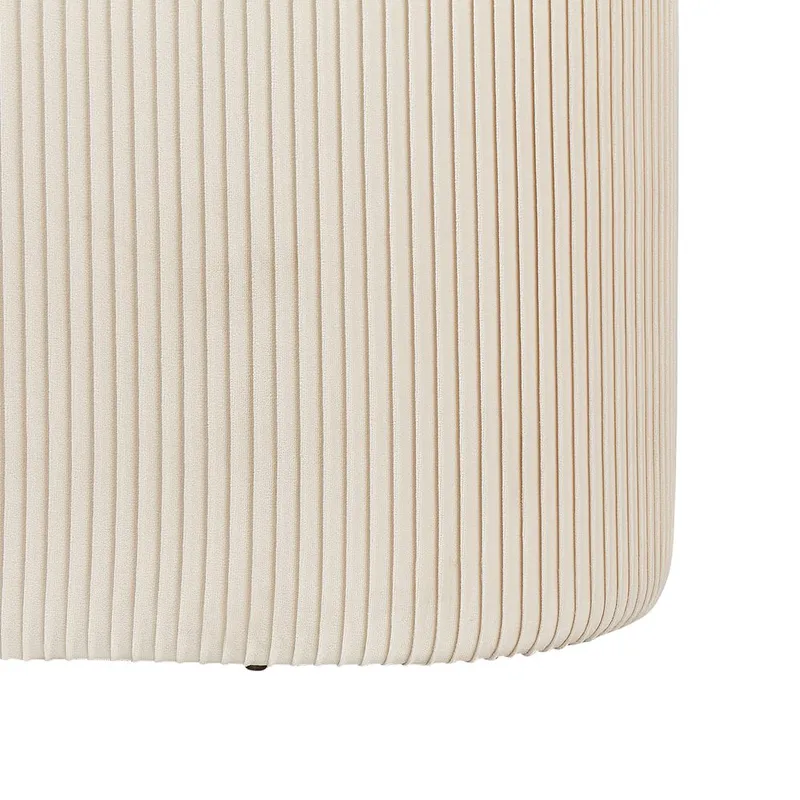 Puff Richland - Ljusbeige - Möbler - Fåtölj & stolar - Pall & puff - Sittpuff