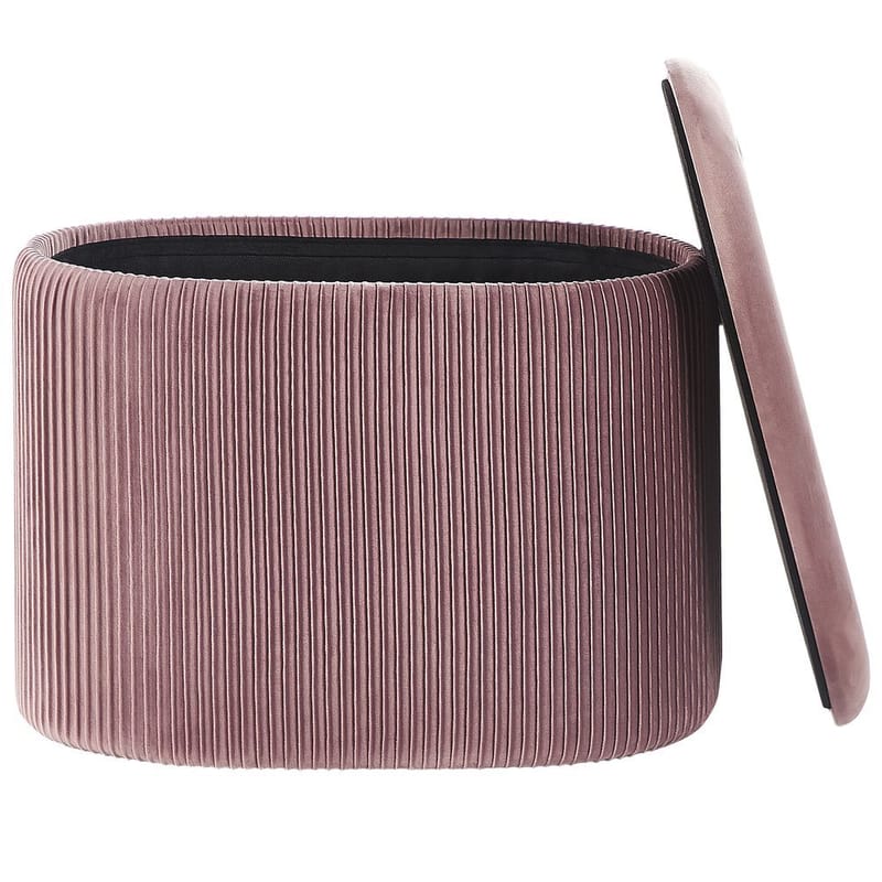 Puff Richland - Rosa - Möbler - Fåtölj & stolar - Pall & puff - Sittpuff