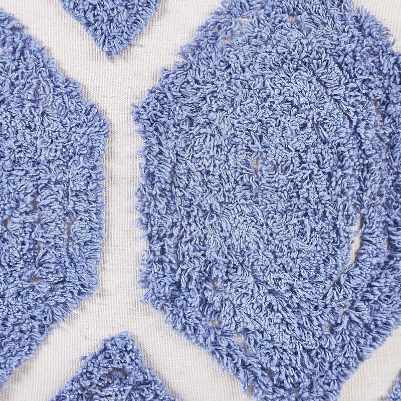 Puff Rojhan - Beige, blå - Möbler - Fåtölj & stolar - Pall & puff - Sittpuff