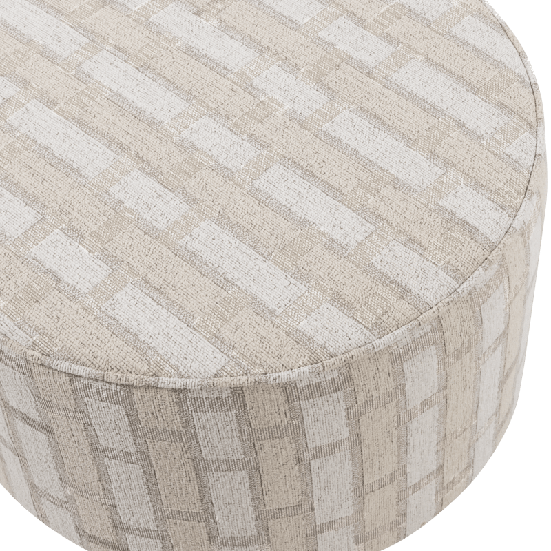 Puff Sarli 60 cm Rund - Natur/Beige - Möbler - Fåtölj & stolar - Pall & puff - Sittpuff