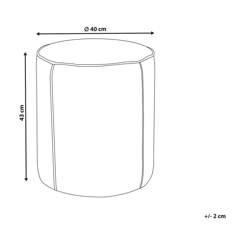 Puff Sedona - Rosa - Möbler - Fåtölj & stolar - Pall & puff - Sittpuff
