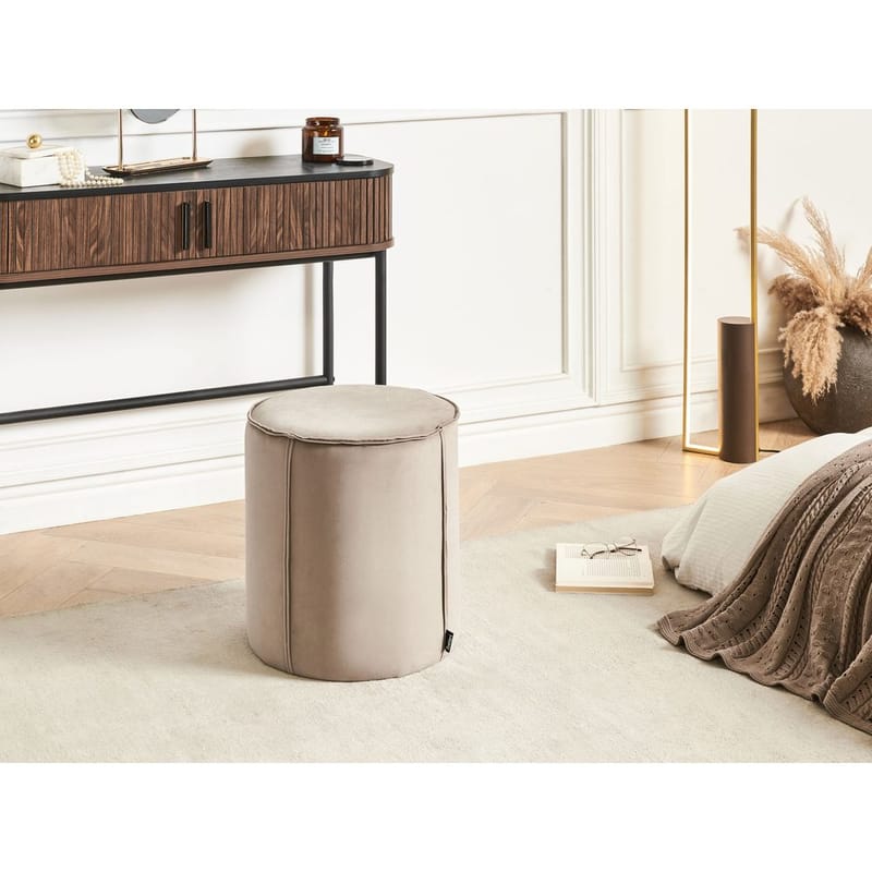 Puff Sedona - Taupe - Möbler - Fåtölj & stolar - Pall & puff - Sittpuff