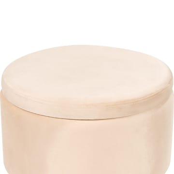 Puff Silas - Beige, guld - Möbler - Fåtölj & stolar - Pall & puff - Sittpuff