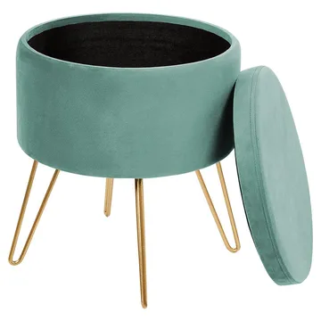 Puff Silas - Grön - Möbler - Fåtölj & stolar - Pall & puff - Sittpuff