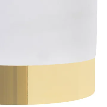 Puff Sophia - Vitt, guld - Möbler - Fåtölj & stolar - Pall & puff - Sittpuff