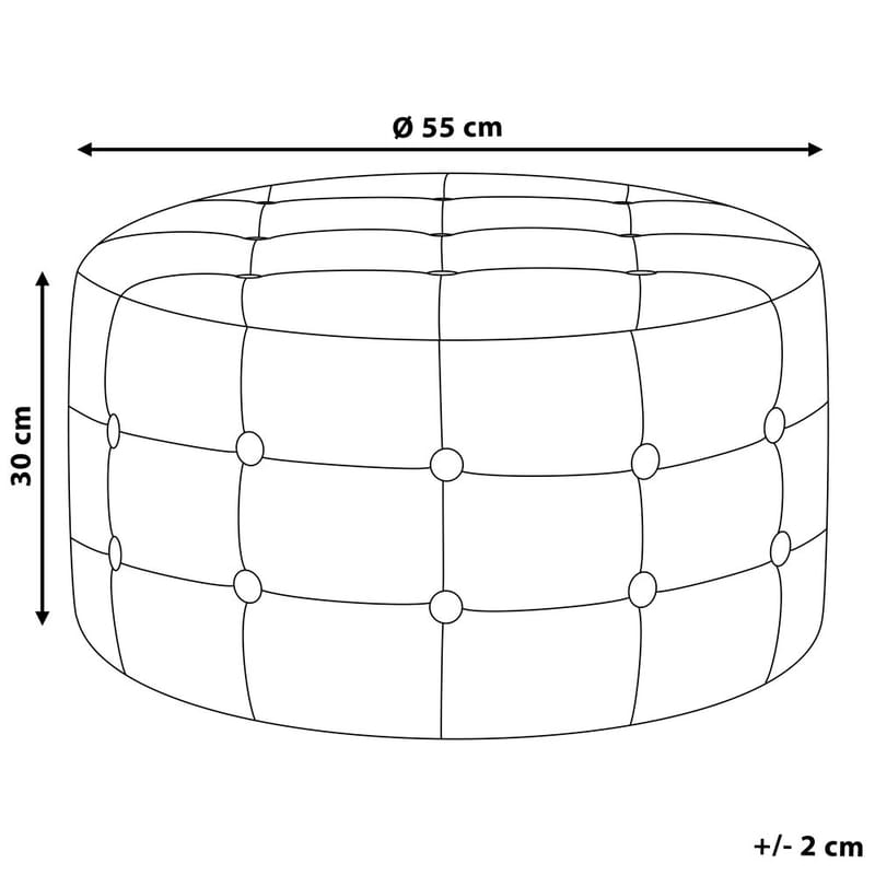 Puff Tampa - Sandbeige - Möbler - Fåtölj & stolar - Pall & puff - Sittpuff