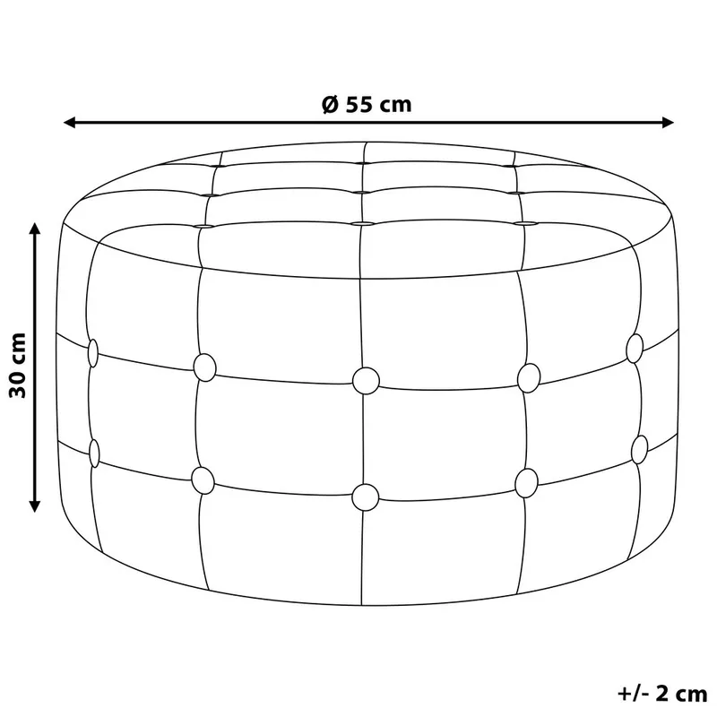 Puff Tampa - Svart - Möbler - Fåtölj & stolar - Pall & puff - Sittpuff