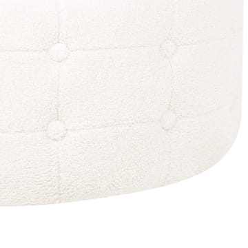 Puff Tampa - Vit - Möbler - Fåtölj & stolar - Pall & puff - Sittpuff