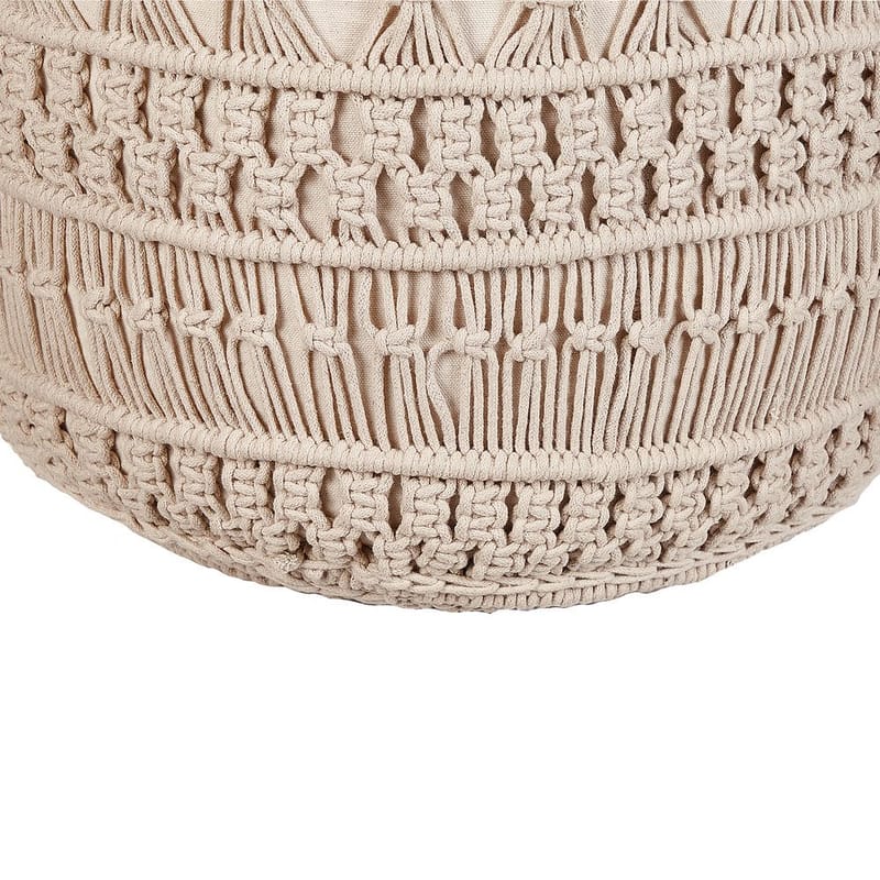 Puff Thakot - Beige - Möbler - Fåtölj & stolar - Pall & puff - Sittpuff