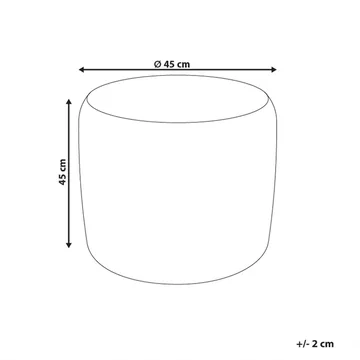 Puff Thakot - Beige - Möbler - Fåtölj & stolar - Pall & puff - Sittpuff