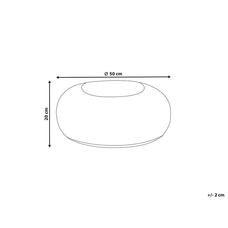 Puff Tifelt - Beige - Möbler - Fåtölj & stolar - Pall & puff - Sittpuff