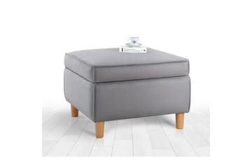 Puff Veyacen Grå - Grå - M öbler - Fåtölj & stolar - Pall & puff - Fotpallar