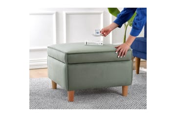 Puff Veyacen Grön - Grön - Möbler - Fåtölj & stolar - Pall & puff - Fotpallar