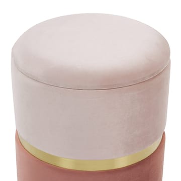 Puff Wichita 2-pack - Rosa, guld - Möbler - Fåtölj & stolar - Pall & puff - Sittpuff