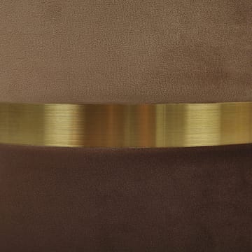 Puff Wichita 2-pack - Brun, Guld - Möbler - Fåtölj & stolar - Pall & puff - Sittpuff