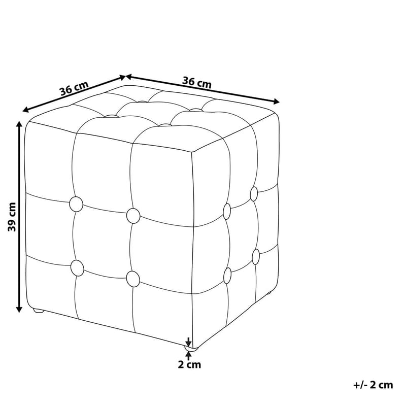 Puff Wisconsin - Rosa - Möbler - Fåtölj & stolar - Pall & puff - Sittpuff