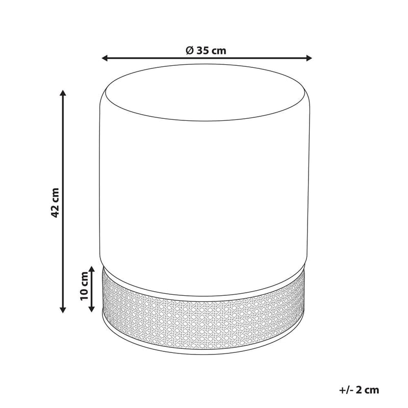 Puff Yankton - Orange - Möbler - Fåtölj & stolar - Pall & puff - Sittpuff