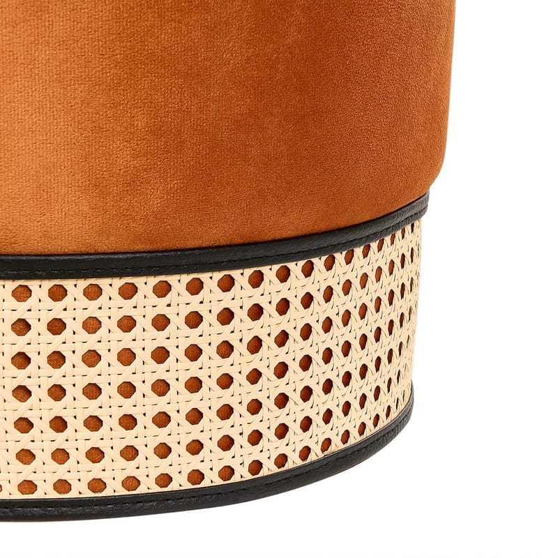 Puff Yankton - Orange - Möbler - Fåtölj & stolar - Pall & puff - Sittpuff