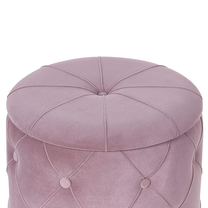 Puff Pueblo 2-pack - Rosa, guld - Möbler - Fåtölj & stolar - Pall & puff - Sittpuff