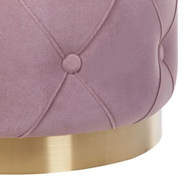 Puff Pueblo 2-pack - Rosa, guld - Möbler - Fåtölj & stolar - Pall & puff - Sittpuff