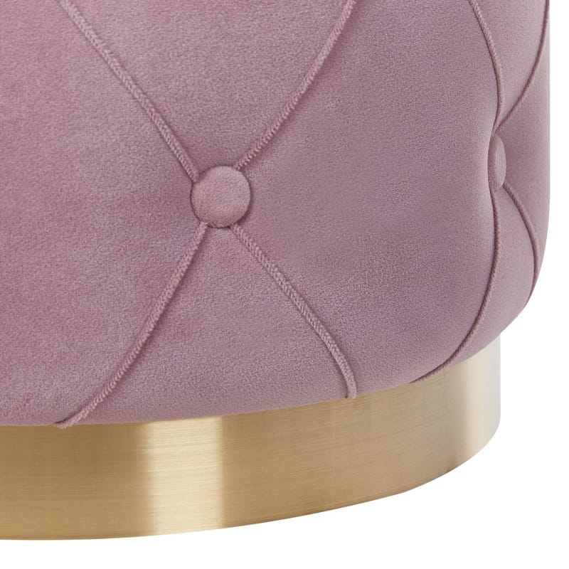 Puff Pueblo 2-pack - Rosa, guld - Möbler - Fåtölj & stolar - Pall & puff - Sittpuff