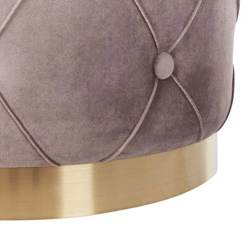 Puff Pueblo 2-pack - Taupe, Grå, Guld - Möbler - Fåtölj & stolar - Pall & puff - Sittpuff