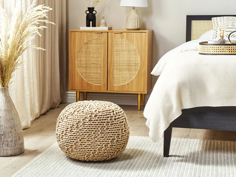 Puff Priene - Beige - Möbler - Fåtölj & stolar - Pall & puff - Sittpuff