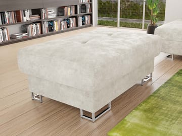 Reginia Fotpall - beige - Möbler - Fåtölj & stolar - Pall & puff - Sittpuff