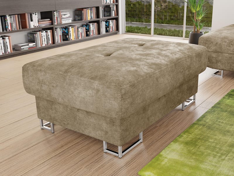 Reginia Fotpall - beige - Möbler - Fåtölj & stolar - Pall & puff - Sittpuff