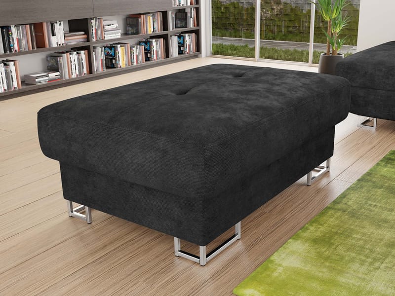 Reginia Fotpall - svart - Möbler - Fåtölj & stolar - Pall & puff - Sittpuff