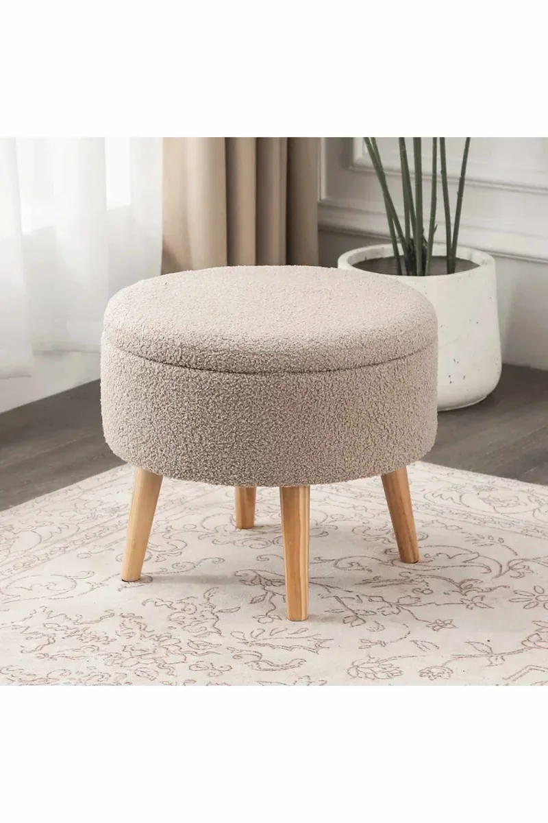 Retzow Sittpuff med förvaring 45 cm - Möbler - Fåtölj & stolar - Pall & puff - Sittpuff
